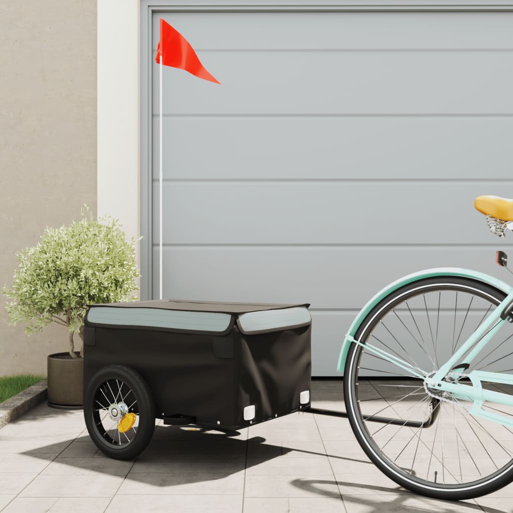 Remorcă Pentru Biciclete, Negru Și , 45 Kg, Fier