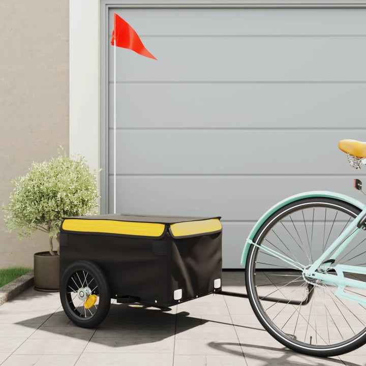 Remorcă Pentru Biciclete, Negru Și , 45 Kg, Fier