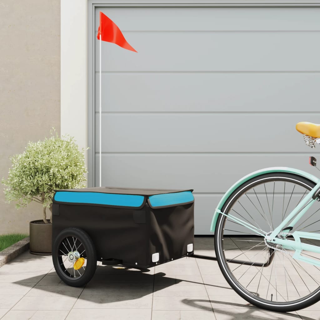 Remorcă Pentru Biciclete, Negru Și , 45 Kg, Fier