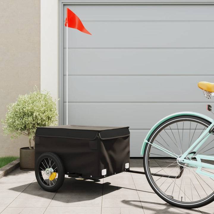 Remorcă Pentru Biciclete, Negru Și , 45 Kg, Fier