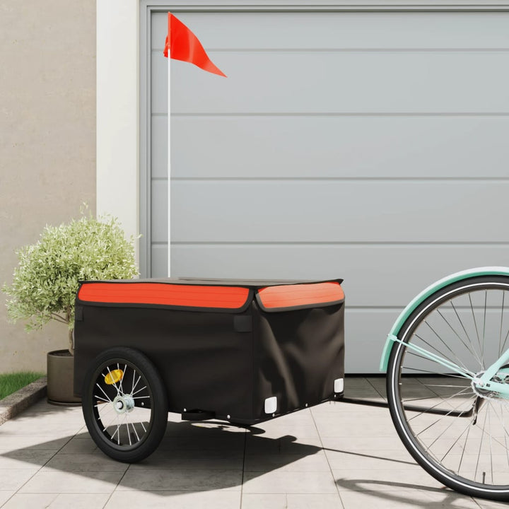 Remorcă Pentru Biciclete, Negru Și , 45 Kg, Fier
