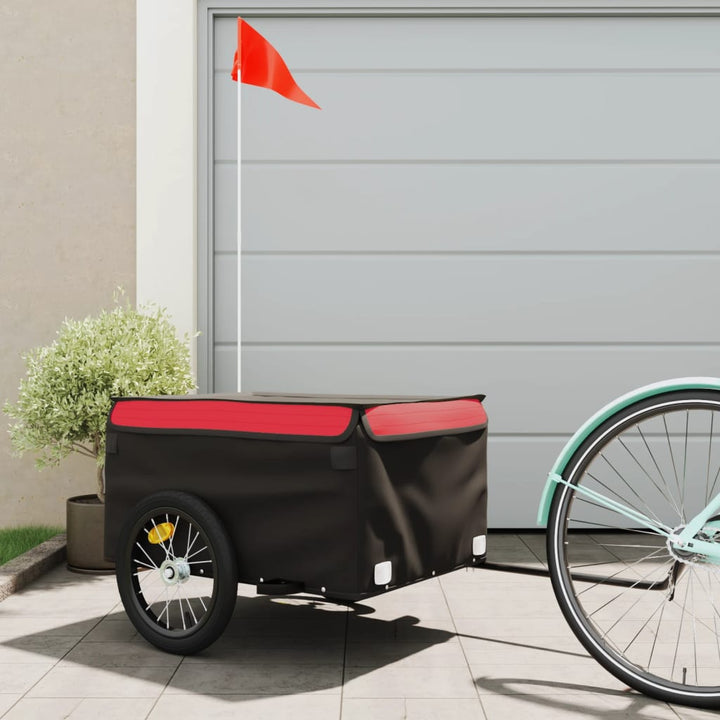 Remorcă Pentru Biciclete, Negru Și , 45 Kg, Fier