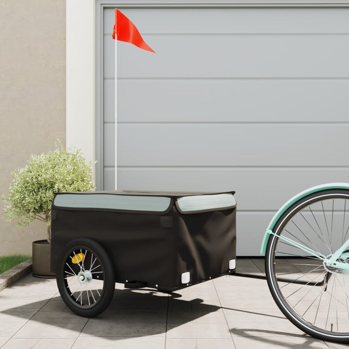 Remorcă Pentru Biciclete, Negru Și , 45 Kg, Fier