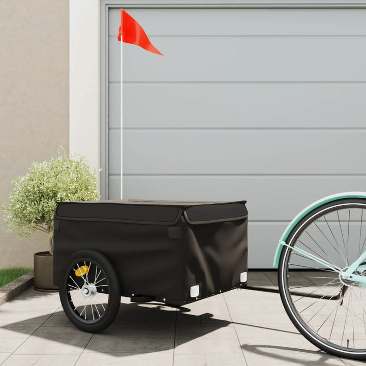 Remorcă Pentru Biciclete, Negru Și , 45 Kg, Fier