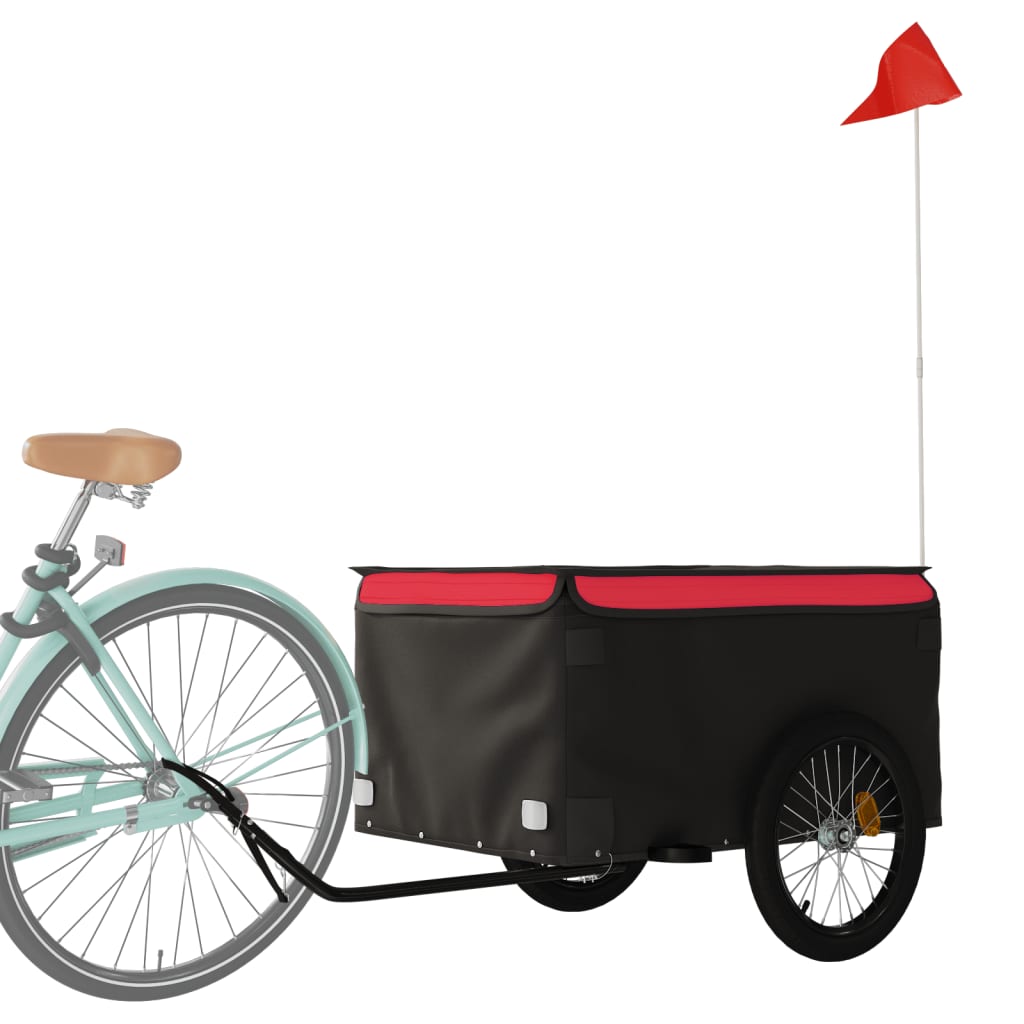 Remorcă Pentru Biciclete, Negru Și , 45 Kg, Fier