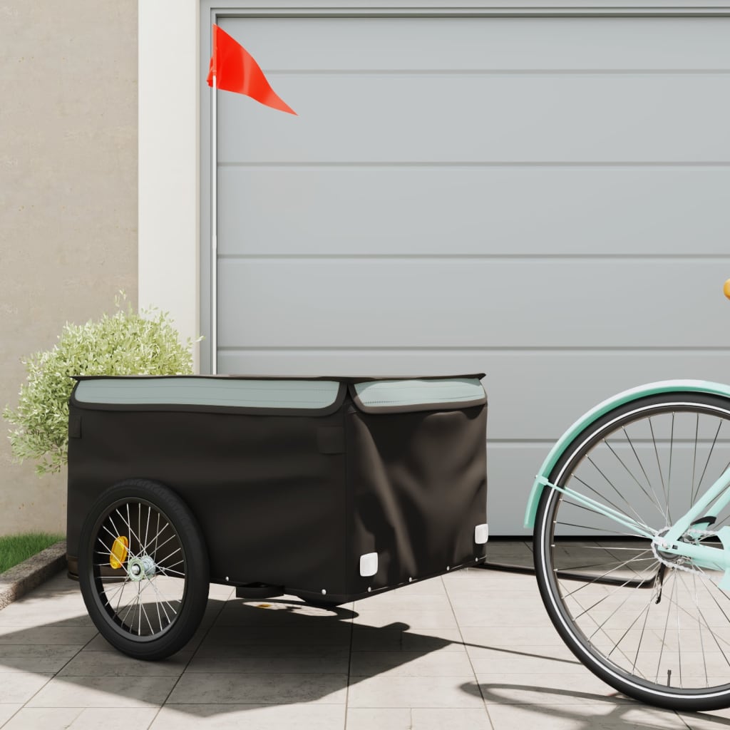 Remorcă Pentru Biciclete, Negru Și , 45 Kg, Fier