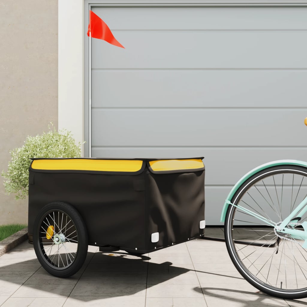 Remorcă Pentru Biciclete, Negru Și , 45 Kg, Fier