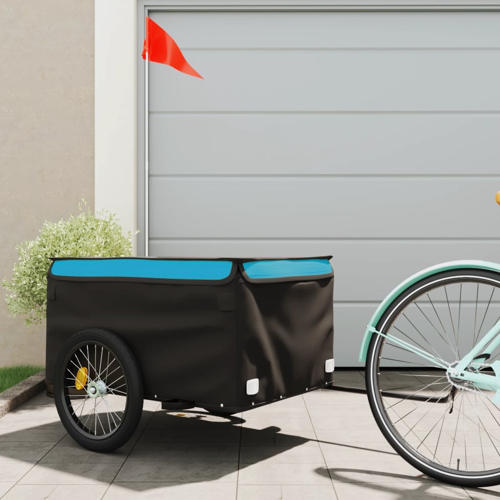 Remorcă Pentru Biciclete, Negru Și , 45 Kg, Fier