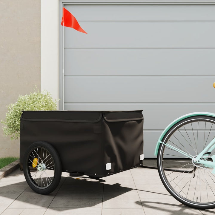 Remorcă Pentru Biciclete, Negru Și , 45 Kg, Fier