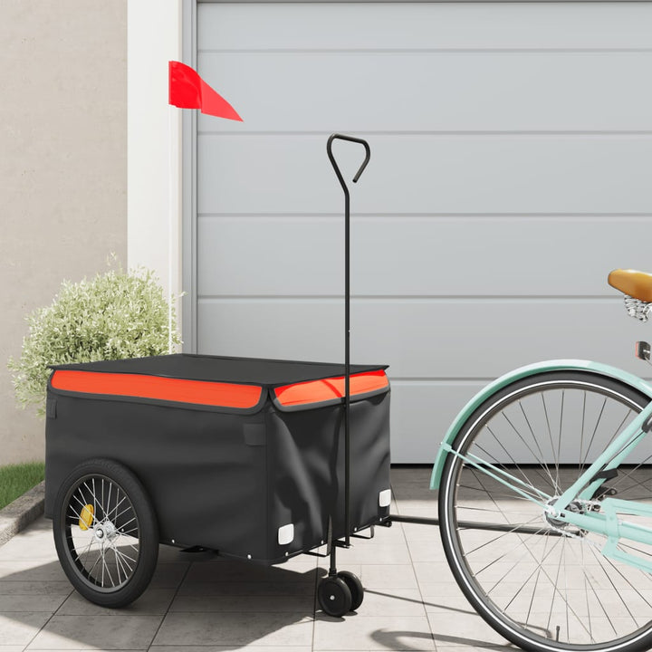 Remorcă Pentru Biciclete, Negru Și , 45 Kg, Fier