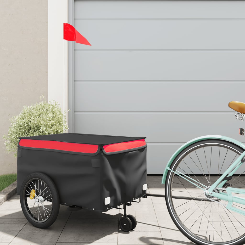 Remorcă Pentru Biciclete, Negru Și , 45 Kg, Fier