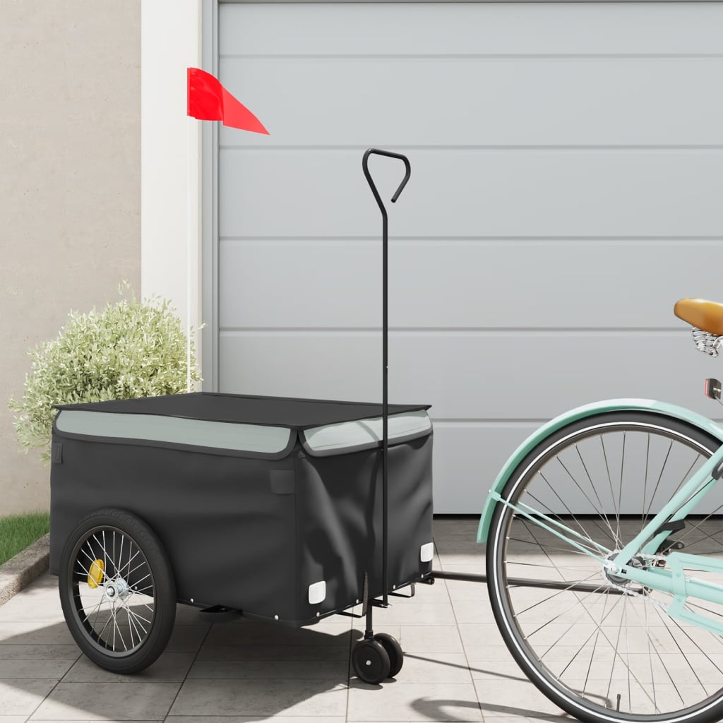 Remorcă Pentru Biciclete, Negru Și , 45 Kg, Fier