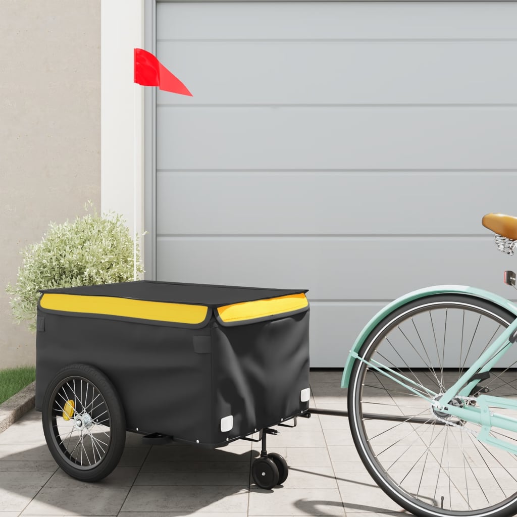 Remorcă Pentru Biciclete, Negru Și , 45 Kg, Fier
