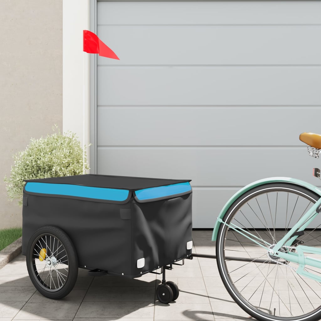 Remorcă Pentru Biciclete, Negru Și , 45 Kg, Fier