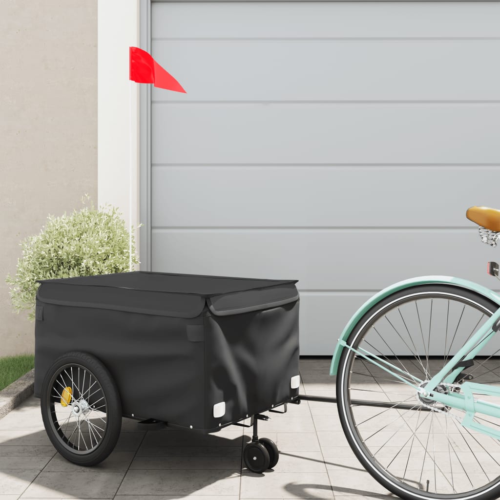 Remorcă Pentru Biciclete, Negru Și , 45 Kg, Fier