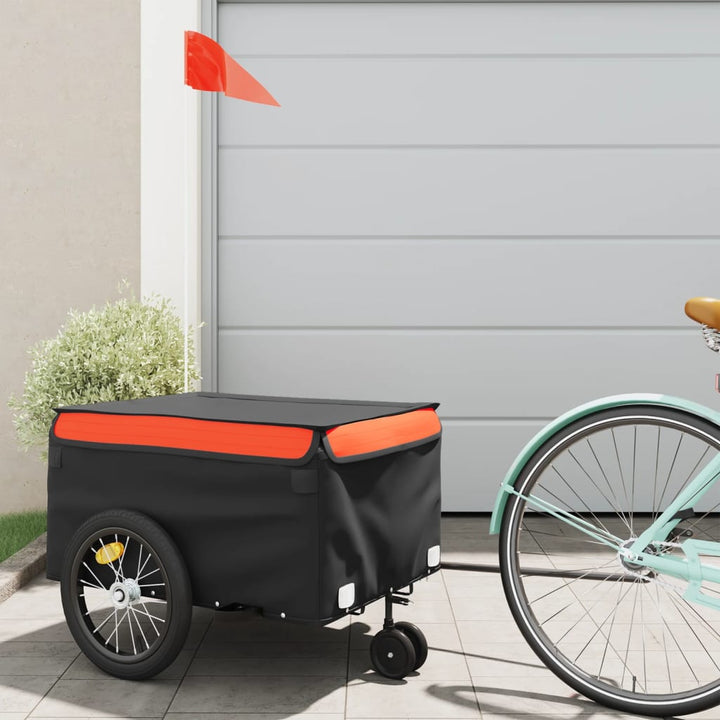 Remorcă Pentru Biciclete, Negru Și , 45 Kg, Fier