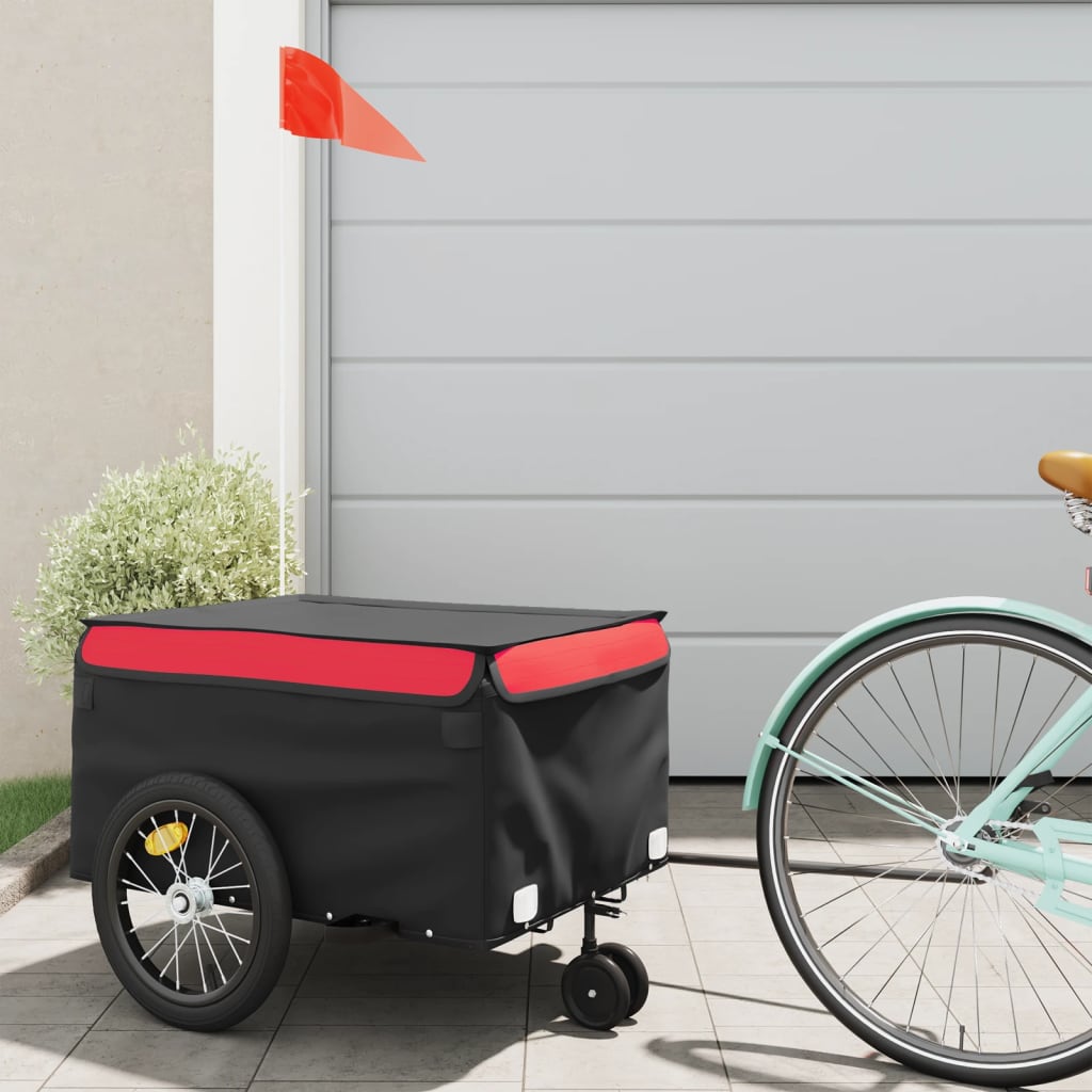 Remorcă Pentru Biciclete, Negru Și , 45 Kg, Fier