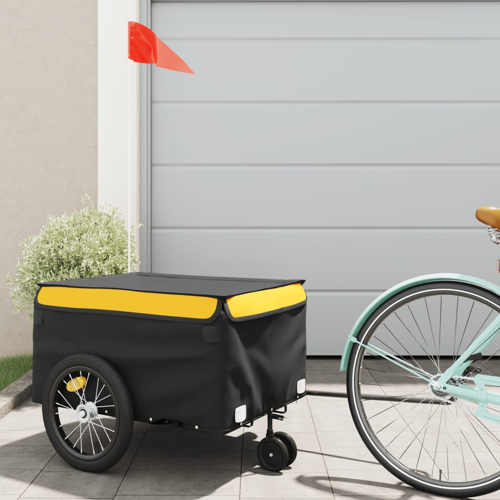 Remorcă Pentru Biciclete, Negru Și , 45 Kg, Fier