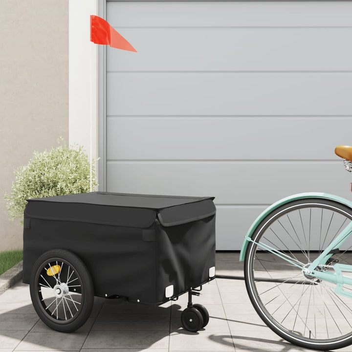 Remorcă Pentru Biciclete, Negru Și , 45 Kg, Fier