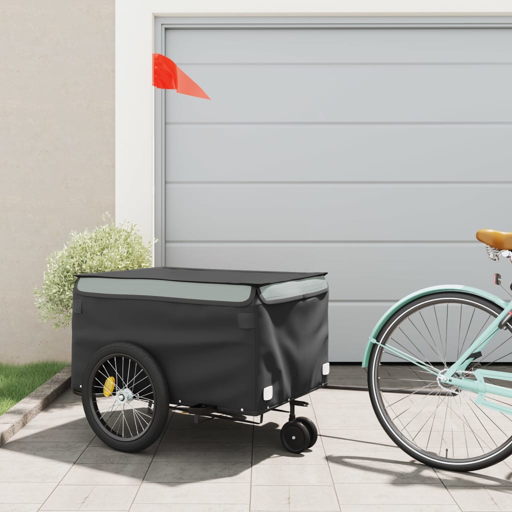 Remorcă Pentru Biciclete, Negru Și , 45 Kg, Fier