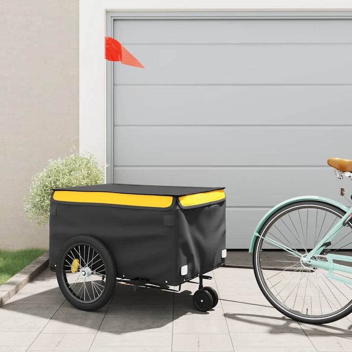 Remorcă Pentru Biciclete, Negru Și , 45 Kg, Fier