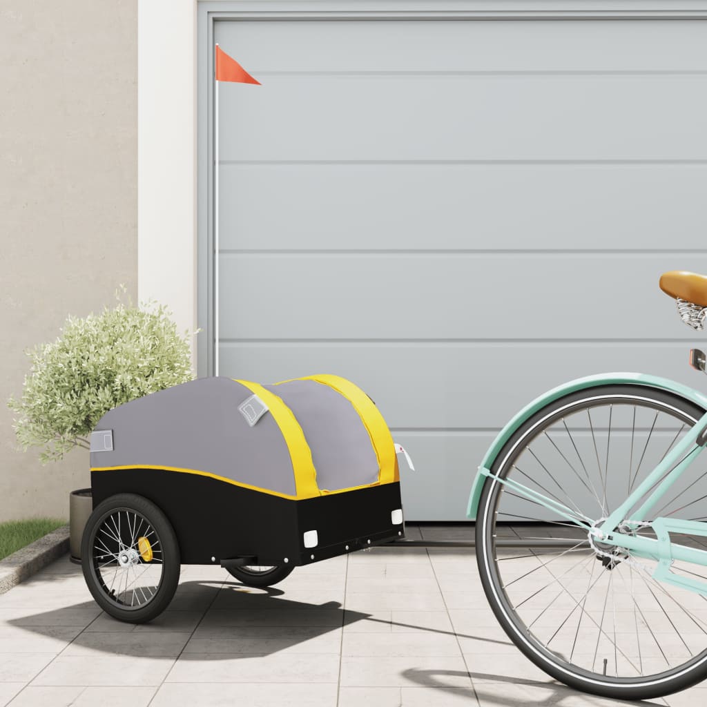 Remorcă Pentru Biciclete, Negru Și , 45 Kg, Fier