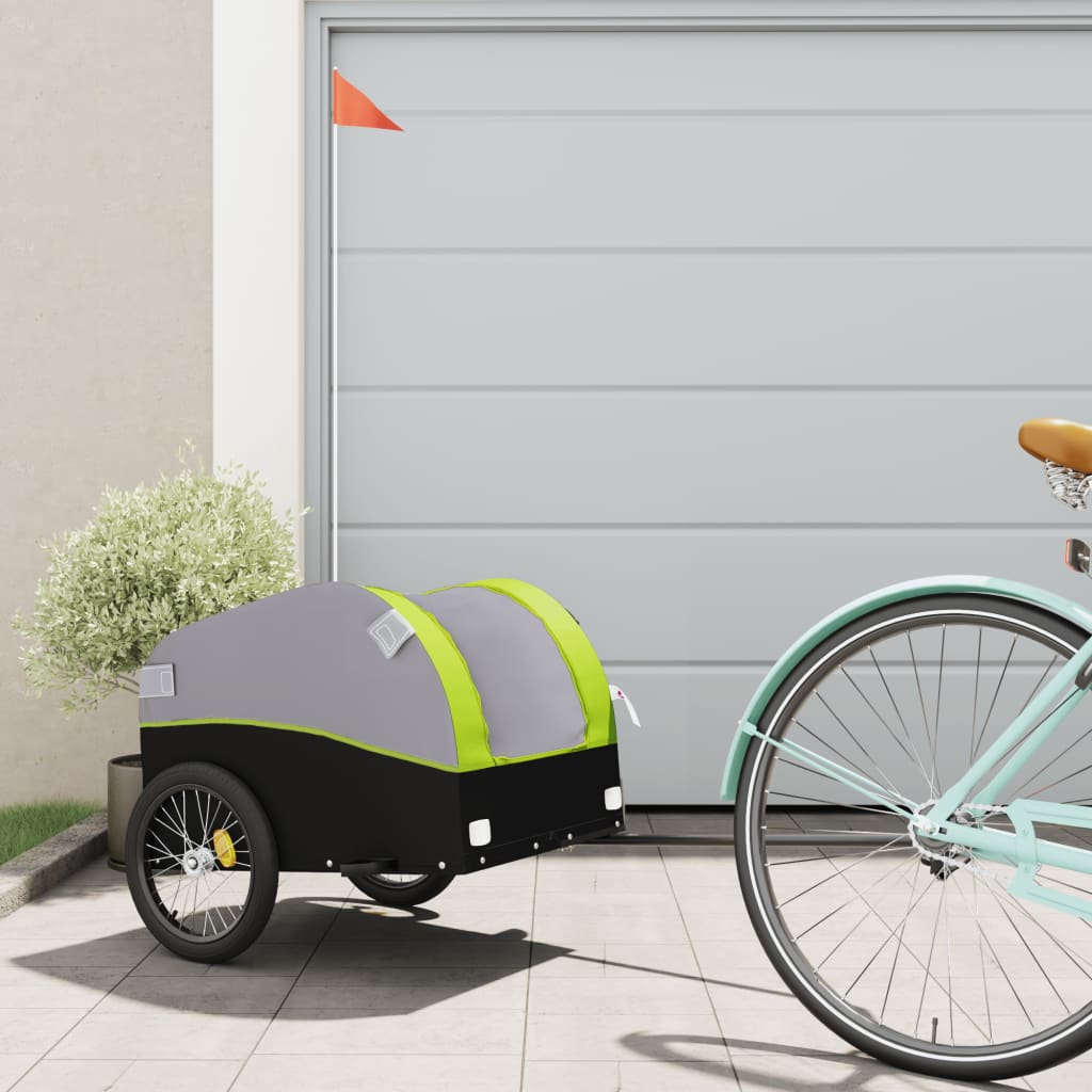 Remorcă Pentru Biciclete, Negru Și , 45 Kg, Fier