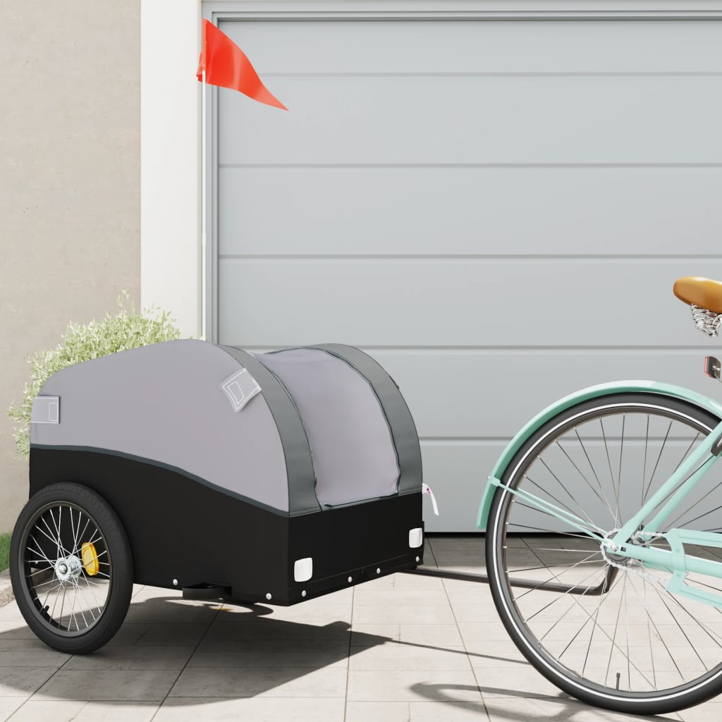 Remorcă Pentru Biciclete, Negru Și , 45 Kg, Fier