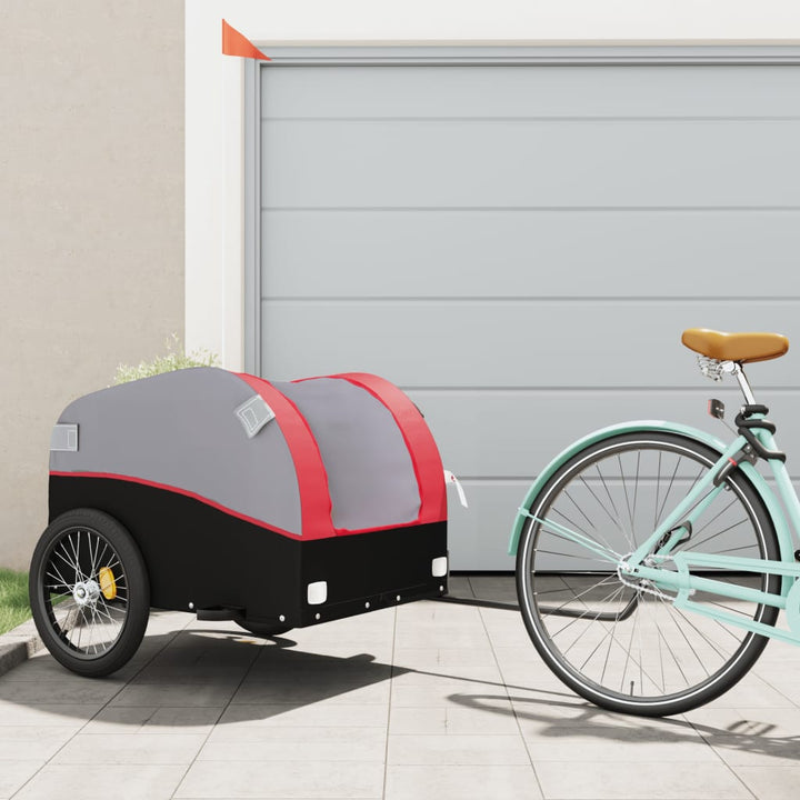 Remorcă Pentru Biciclete, Negru Și , 45 Kg, Fier