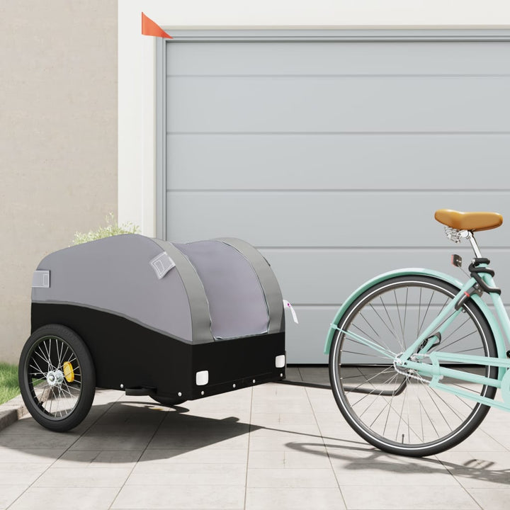 Remorcă Pentru Biciclete, Negru Și , 45 Kg, Fier
