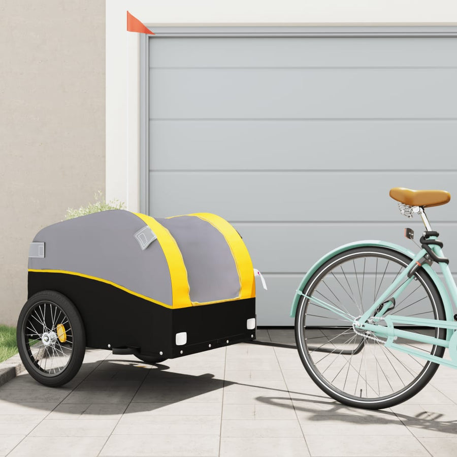 Remorcă Pentru Biciclete, Negru Și , 45 Kg, Fier