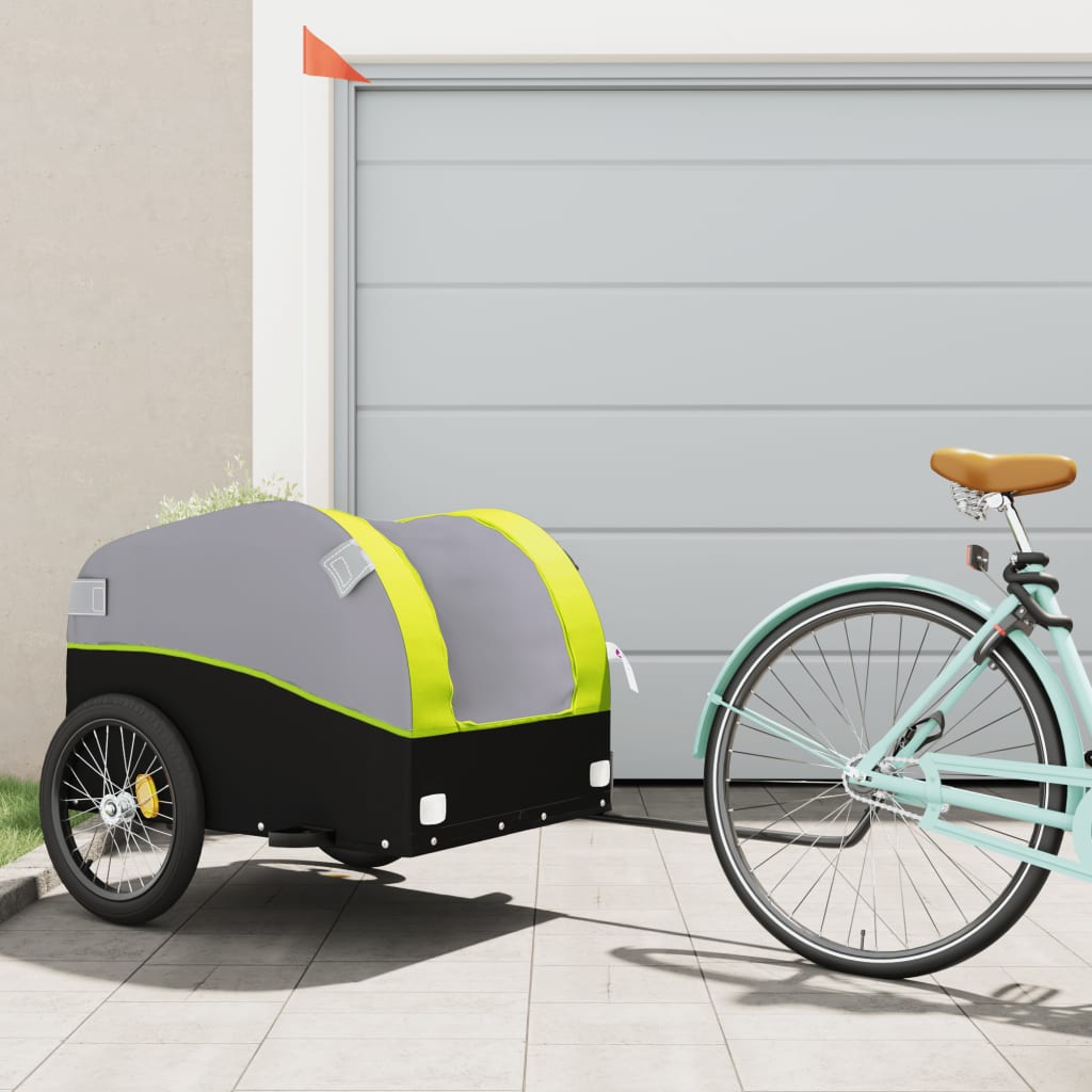 Remorcă Pentru Biciclete, Negru Și , 45 Kg, Fier