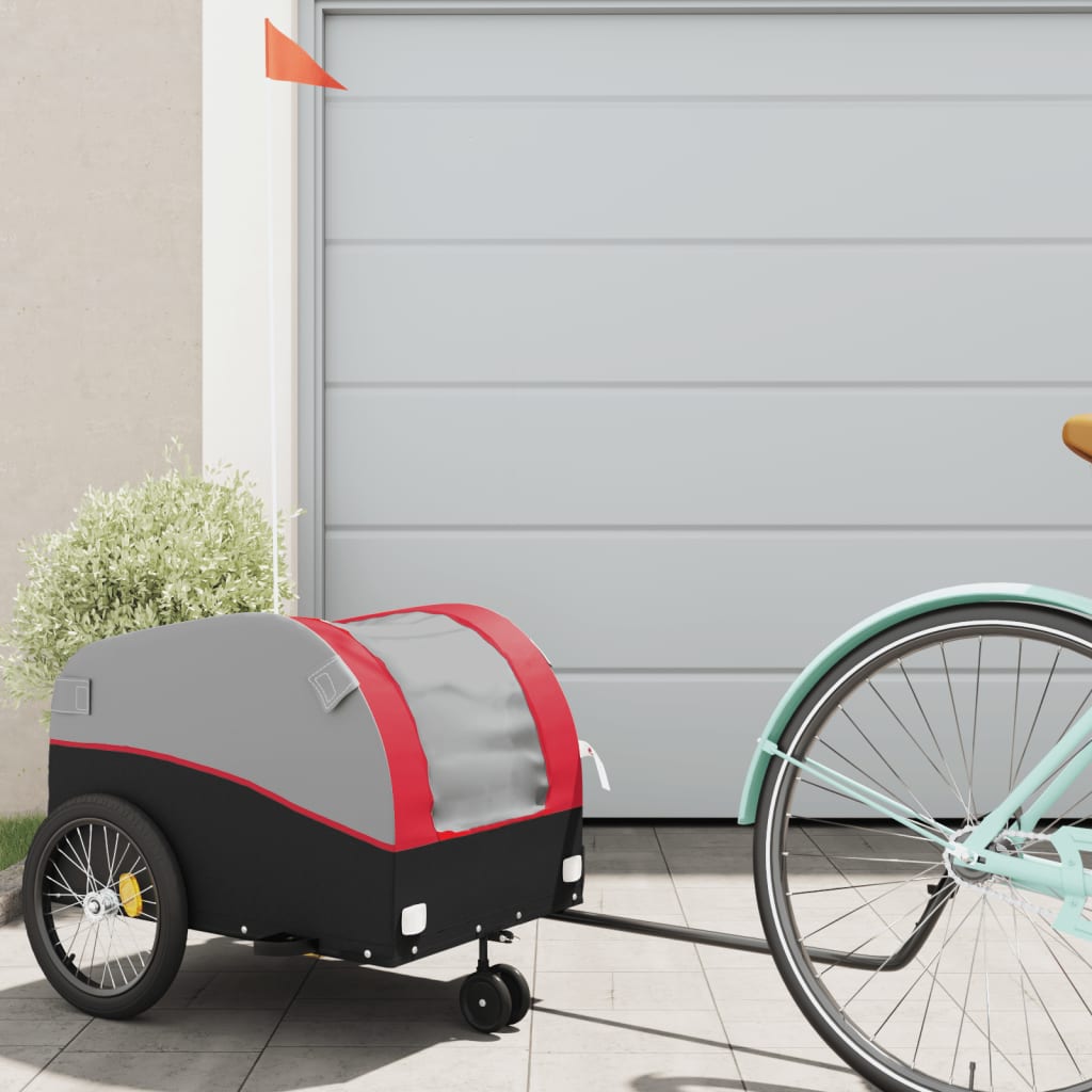 Remorcă Pentru Biciclete, Negru Și , 45 Kg, Fier