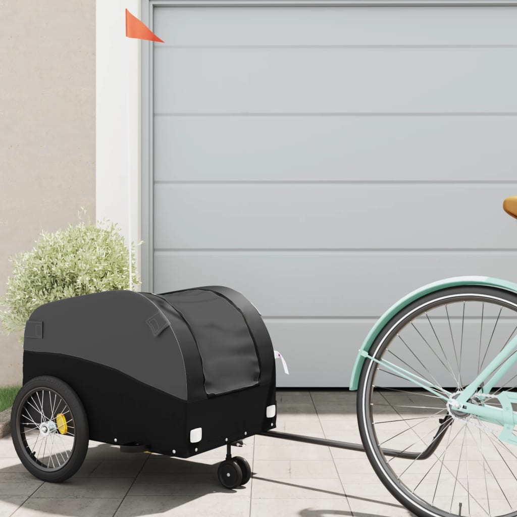Remorcă Pentru Biciclete, Negru Și , 45 Kg, Fier