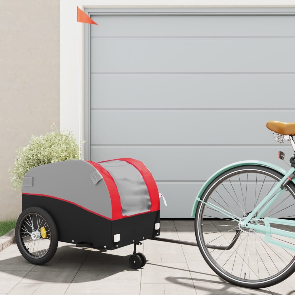 Remorcă Pentru Biciclete, Negru Și , 45 Kg, Fier