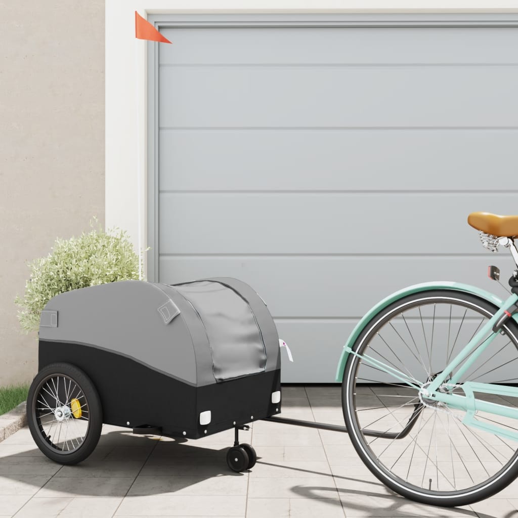 Remorcă Pentru Biciclete, Negru Și , 45 Kg, Fier