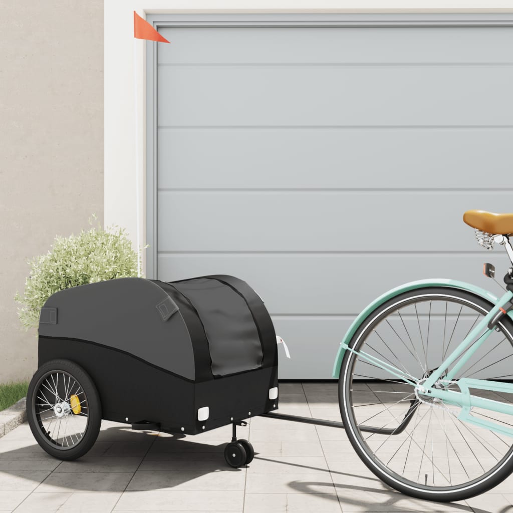 Remorcă Pentru Biciclete, Negru Și , 45 Kg, Fier