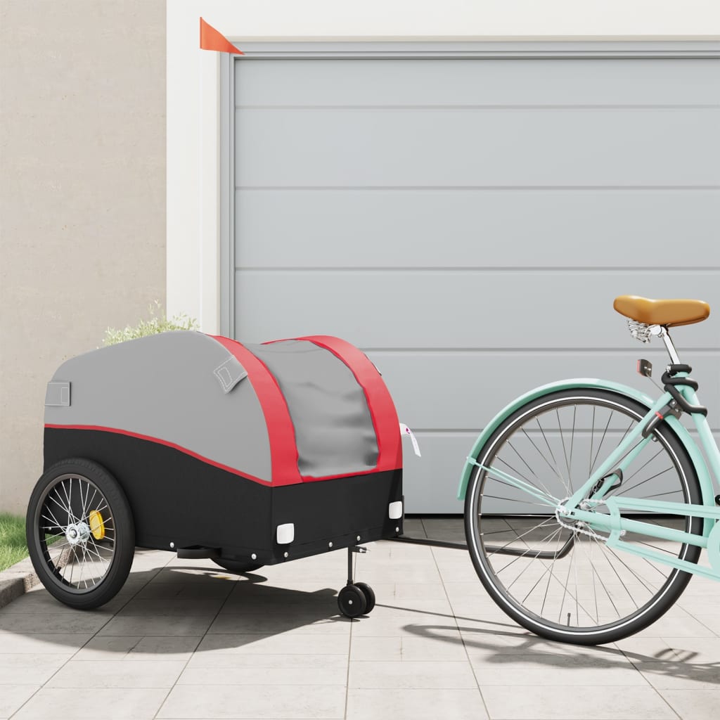 Remorcă Pentru Biciclete, Negru Și , 45 Kg, Fier