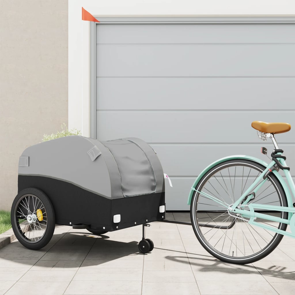 Remorcă Pentru Biciclete, Negru Și , 45 Kg, Fier