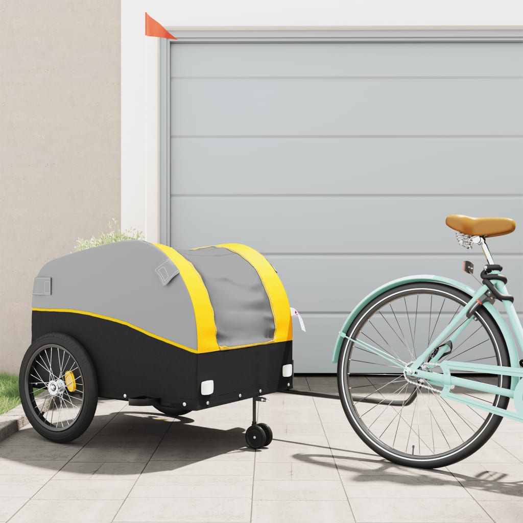 Remorcă Pentru Biciclete, Negru Și , 45 Kg, Fier