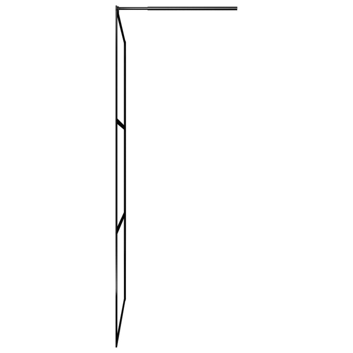 Paravan Duș Walk-In Cu Raft Sticlă Esg/Aluminiu
