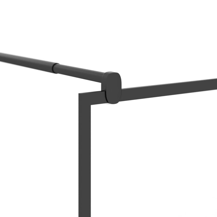 Paravan Duș Walk-In Cu Raft Sticlă Esg/Aluminiu
