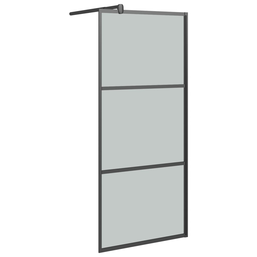 Paravan Duș Walk-In Cu Raft Sticlă Esg/Aluminiu