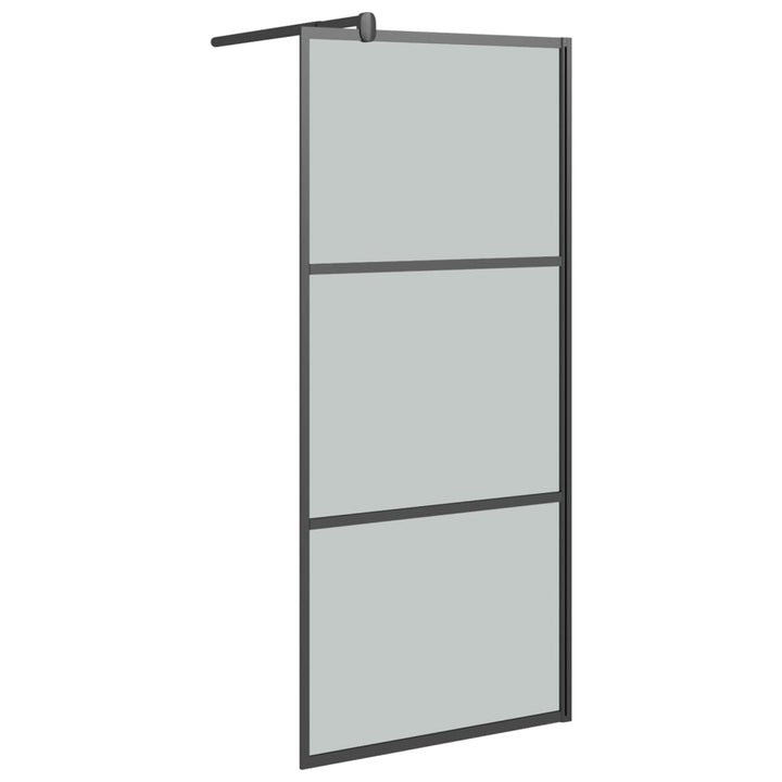 Paravan Duș Walk-In Cu Raft Sticlă Esg/Aluminiu