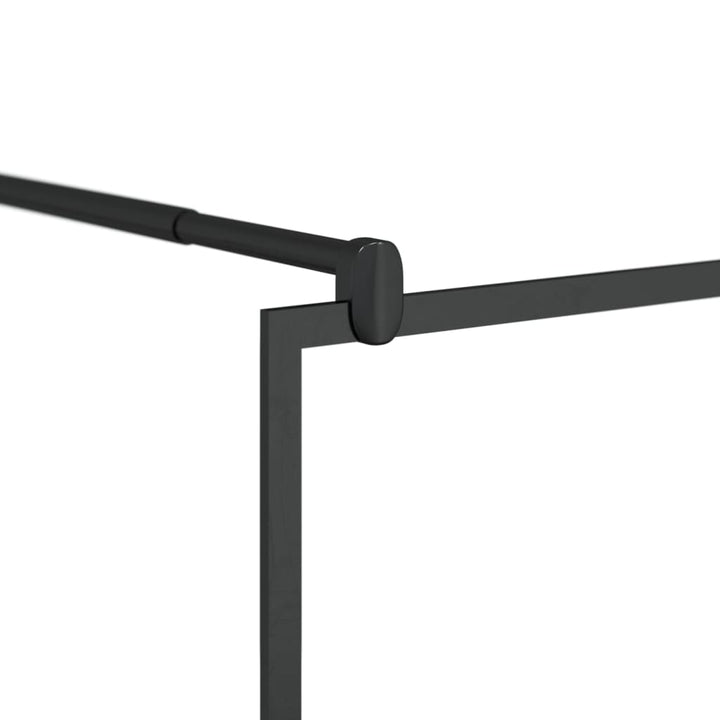 Paravan Duș Walk-In Cu Raft 100X195Cm Sticlă Esg/Aluminiu