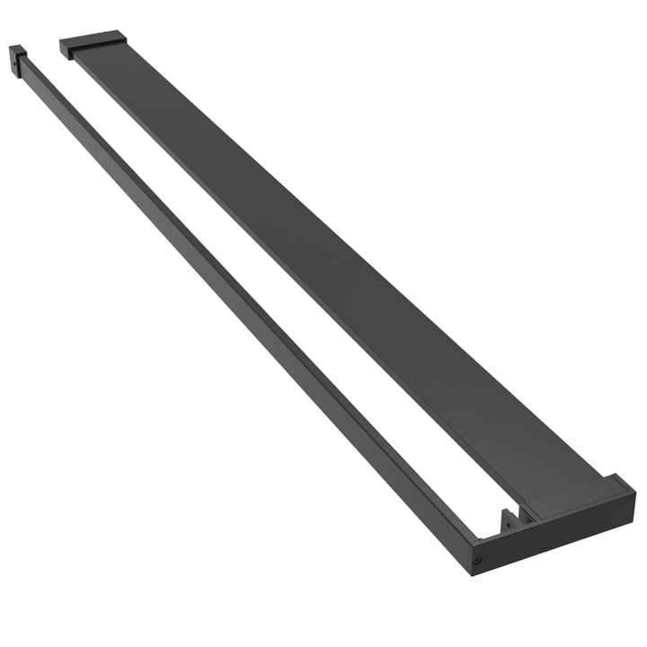 Paravan Duș Walk-In Cu Raft 100X195Cm Sticlă Esg/Aluminiu