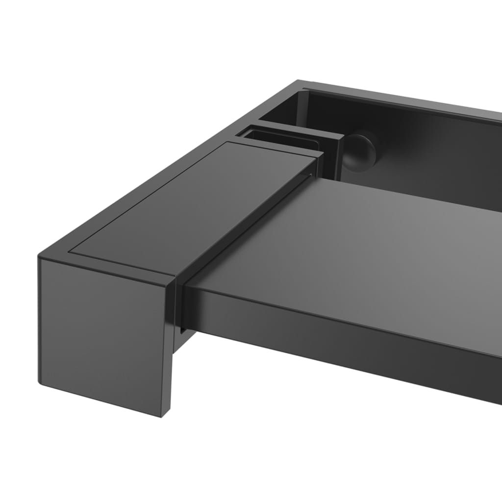 Paravan Duș Walk-In Cu Raft 115X195Cm Sticlă Esg/Aluminiu