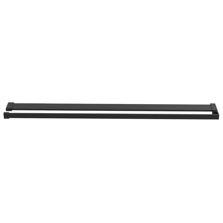 Paravan Duș Walk-In Cu Raft 115X195Cm Sticlă Esg/Aluminiu