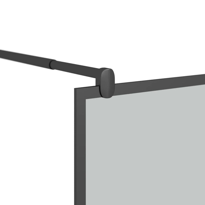 Paravan Duș Walk-In Cu Raft 115X195Cm Sticlă Esg/Aluminiu
