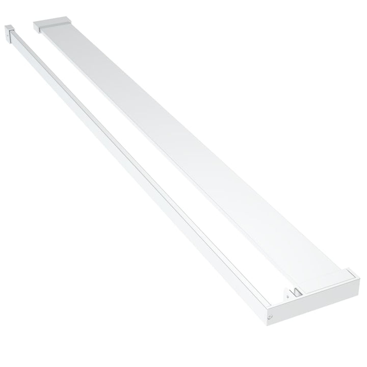 Paravan Duș Walk-In Cu Raft Sticlă Esg/Aluminiu